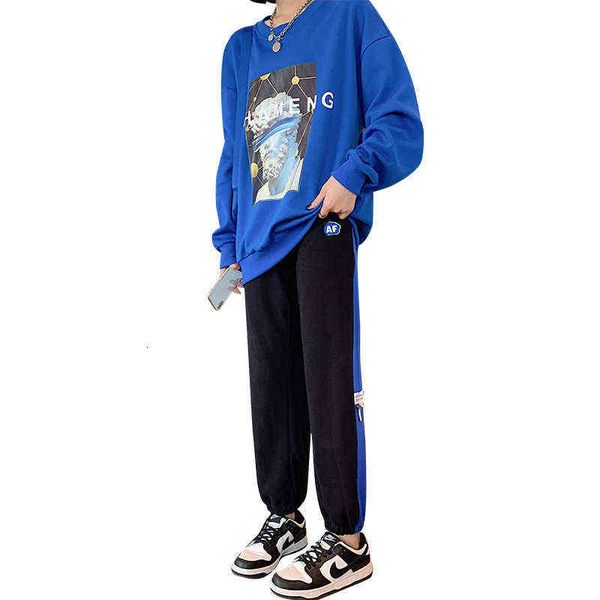 live exclusive side blue sweatpants loose leggings versatile bodyguards, Black;white
live exclusive side blue sweatpants loose leggings versatile bodyguards, Black;white
