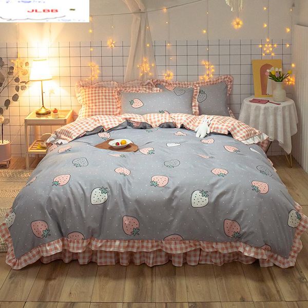 bedding sets strawberry princess bedclothes pink duvet cover set romantic lace girls quilts full twin bowknot korean
bedding sets strawberry princess bedclothes pink duvet cover set romantic lace girls quilts full twin bowknot korean
