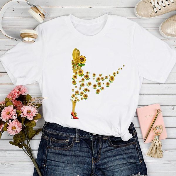 women's t-shirt t-shirts women 2021 floral sunflower short sleeve 90s fashion cute tshirt lady print clothes stylish sweet tee, White
women's t-shirt t-shirts women 2021 floral sunflower short sleeve 90s fashion cute tshirt lady print clothes stylish sweet tee, White