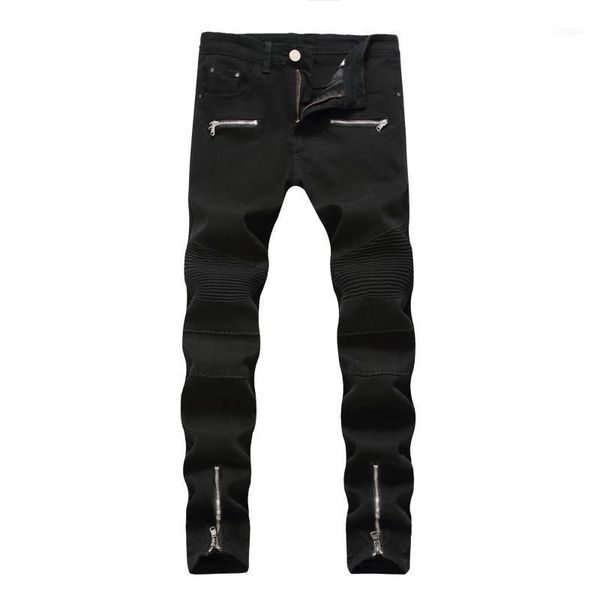 men jeans business casual thin summer straight slim fit black stretch denim pants trousers classic cowboys young man1, Blue
men jeans business casual thin summer straight slim fit black stretch denim pants trousers classic cowboys young man1, Blue