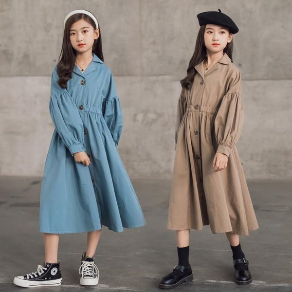 girl's dresses 6 to 16 years midi cotton girls dress teen kids khaki buttons larten sleeve outfit children 2021 autumn clothes,#6538, Red;yellow
girl's dresses 6 to 16 years midi cotton girls dress teen kids khaki buttons larten sleeve outfit children 2021 autumn clothes,#6538, Red;yellow