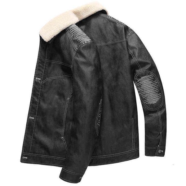 work cloth down et men's short winter casual suede collar fashion denim leather youth, Black
work cloth down et men's short winter casual suede collar fashion denim leather youth, Black