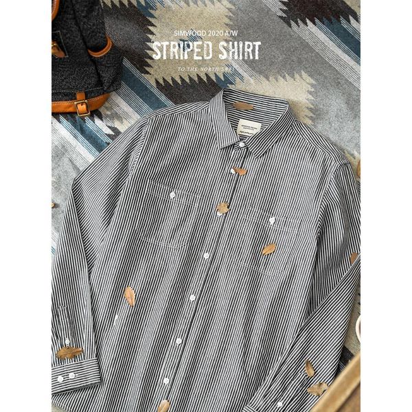 spring autumn vertical striped shirts men 100% cotton hest pockets plus size brand clothing sj131185 bpyl, White
spring autumn vertical striped shirts men 100% cotton hest pockets plus size brand clothing sj131185 bpyl, White