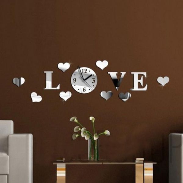 wall clocks 3d diy decoration love stereo creative acrylic clock living room mirror sticker alphabet english letters home
wall clocks 3d diy decoration love stereo creative acrylic clock living room mirror sticker alphabet english letters home