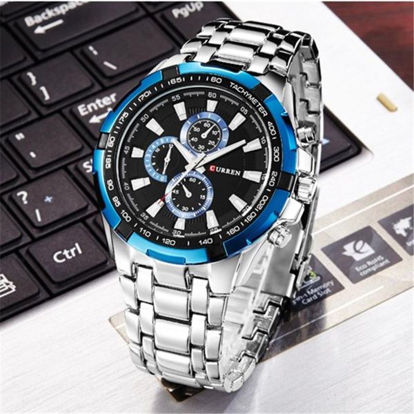 wristwatches curren watches men brand fashion&casual quartz male classic analog sports steel strap clock relogio masculino, Slivery;brown
wristwatches curren watches men brand fashion&casual quartz male classic analog sports steel strap clock relogio masculino, Slivery;brown