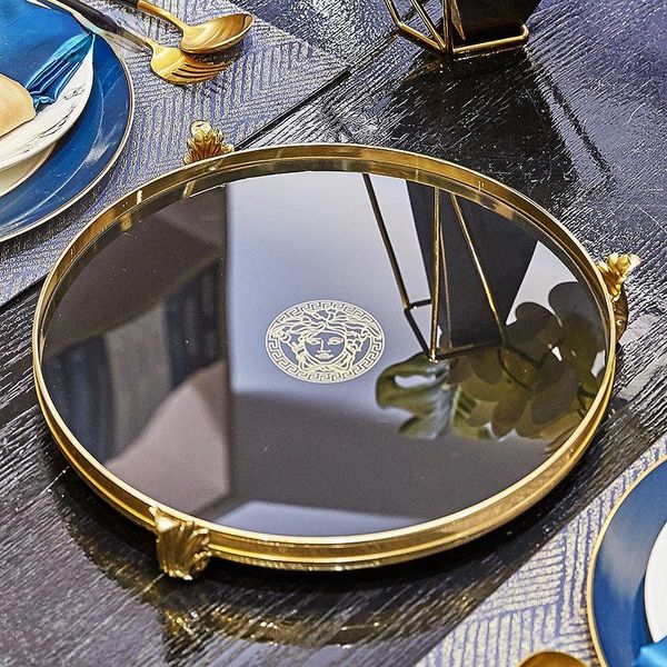 kitchen storage & organization gold inlay glass tray decorative golden copper base jewelry display plate restaurant serving living room deco
kitchen storage & organization gold inlay glass tray decorative golden copper base jewelry display plate restaurant serving living room deco