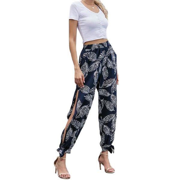 women leaves printed casual boho pants hollow out baggy loose lantern women's & capris, Black;white
women leaves printed casual boho pants hollow out baggy loose lantern women's & capris, Black;white