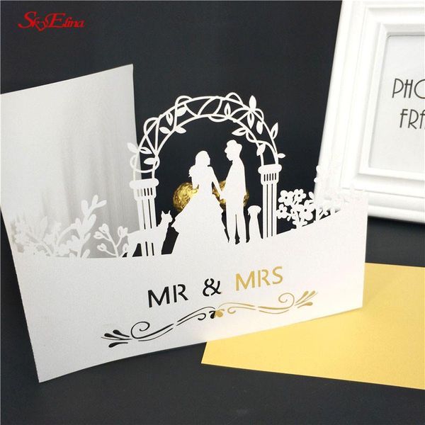 greeting cards 10/30pcs bride and groom laser cut wedding invitations card love heart valentine's day party decoration 5z
greeting cards 10/30pcs bride and groom laser cut wedding invitations card love heart valentine's day party decoration 5z