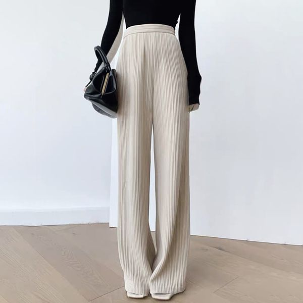 solid minimalist wide leg pants for women high waist knitted casual loose trouser female fashion clothing tide 210427, Black;white
solid minimalist wide leg pants for women high waist knitted casual loose trouser female fashion clothing tide 210427, Black;white