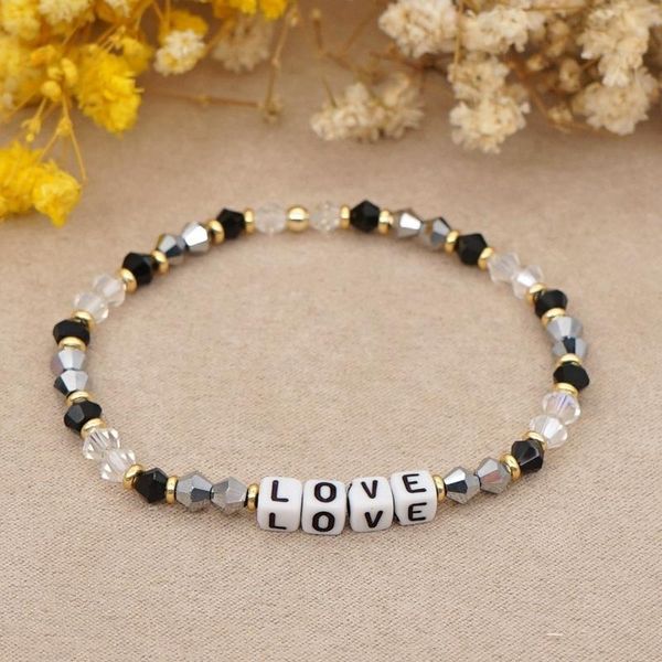 charm bracelets 2021 romantic & bangles candy color crystal love letter beaded bracelet pulseras fashion jewelry for women armband, Golden;silver
charm bracelets 2021 romantic & bangles candy color crystal love letter beaded bracelet pulseras fashion jewelry for women armband, Golden;silver