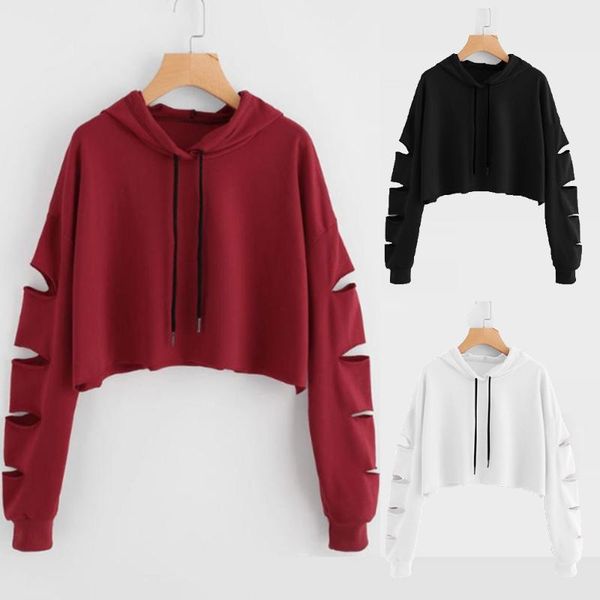 women's hoodies & sweatshirts jaycosin autumn femme fashion hollow hooded blouse pure color jumper womens pullover casual long sleeve, Black
women's hoodies & sweatshirts jaycosin autumn femme fashion hollow hooded blouse pure color jumper womens pullover casual long sleeve, Black