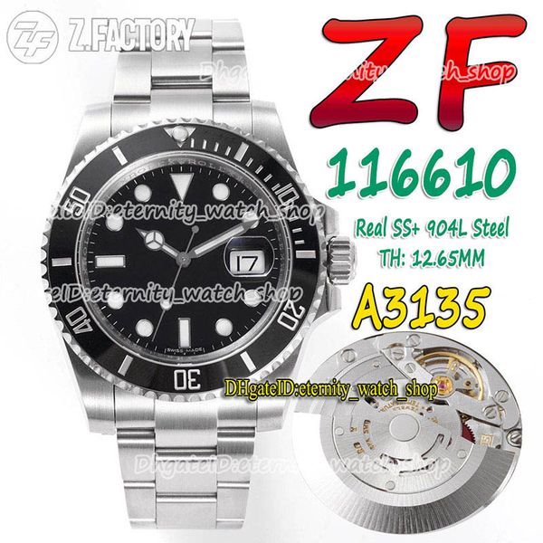 eternity watches zff latest products born cal.3135 zf3135 automatic thk 12.65mm ss 904l steel bracelet ceramics bezel black dial 116610 mens, Slivery;brown
eternity watches zff latest products born cal.3135 zf3135 automatic thk 12.65mm ss 904l steel bracelet ceramics bezel black dial 116610 mens, Slivery;brown