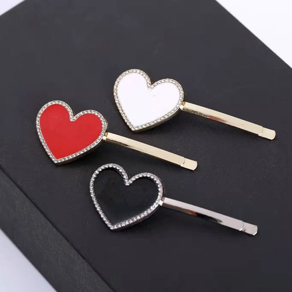 women metal left diamond hair clips black red white heart fashion letter mm barrettes girls hair jewelry m025, Golden;silver
women metal left diamond hair clips black red white heart fashion letter mm barrettes girls hair jewelry m025, Golden;silver