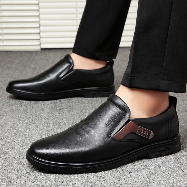 dress shoes fashion shoes men loafers leather casual outdoor moccasins breathable driving male footwear 6hru, Black
dress shoes fashion shoes men loafers leather casual outdoor moccasins breathable driving male footwear 6hru, Black