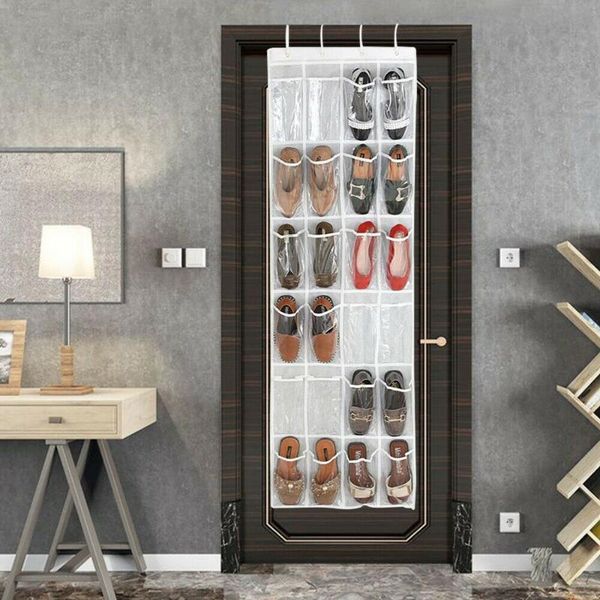 storage boxes & bins 24 compartment slippers door rear hanging bag white non-woven pvs material takes up no space foldable 
storage boxes & bins 24 compartment slippers door rear hanging bag white non-woven pvs material takes up no space foldable