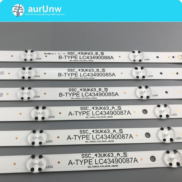 light beads 3 pcs 7led led backlight strip for lg 43lj5500 43uj6300 43uj634v 43lj610v 43lj624v 43lj510v 43lj541v 43lj5150 43lh515v 43lj614v
light beads 3 pcs 7led led backlight strip for lg 43lj5500 43uj6300 43uj634v 43lj610v 43lj624v 43lj510v 43lj541v 43lj5150 43lh515v 43lj614v