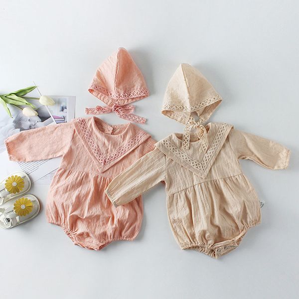 spring autumn infant baby girls rompers clothes bodysuit long sleeve lace + cap 0-2yrs 210429, Blue
spring autumn infant baby girls rompers clothes bodysuit long sleeve lace + cap 0-2yrs 210429, Blue