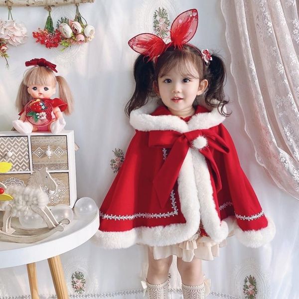 jackets spanish girls christmas red cloack warm princess woolen jacket add cotton lolita baby girl winter clothes, Blue;gray
jackets spanish girls christmas red cloack warm princess woolen jacket add cotton lolita baby girl winter clothes, Blue;gray
