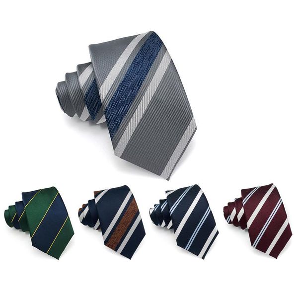 bow ties brand striped tie for men 8 cm wide wedding party business dress suit necktie with gift box, Black;gray
bow ties brand striped tie for men 8 cm wide wedding party business dress suit necktie with gift box, Black;gray