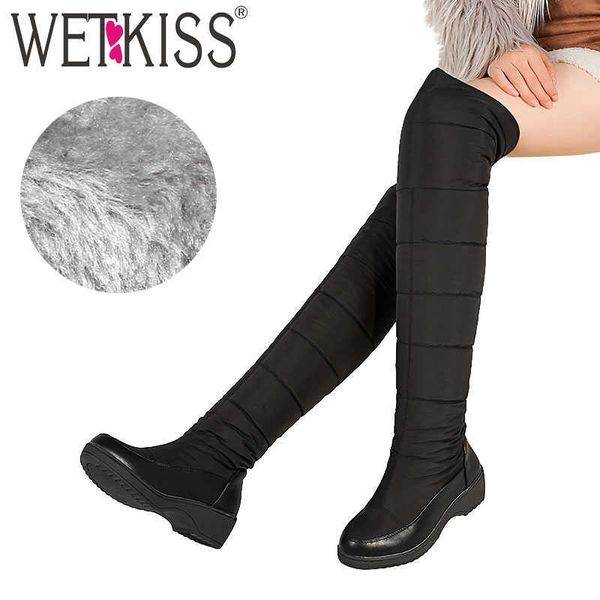wetkiss walkable snow boots women platform boot knee high soft warm liner footwear fashion cleated ladies shoes winter wolesale 210630, Black
wetkiss walkable snow boots women platform boot knee high soft warm liner footwear fashion cleated ladies shoes winter wolesale 210630, Black