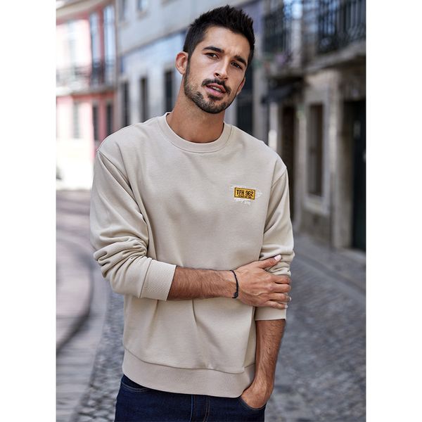 cotton 2021 autumn sweatshirts rear printing patch relaxation pullover fashion plus size, Black
cotton 2021 autumn sweatshirts rear printing patch relaxation pullover fashion plus size, Black