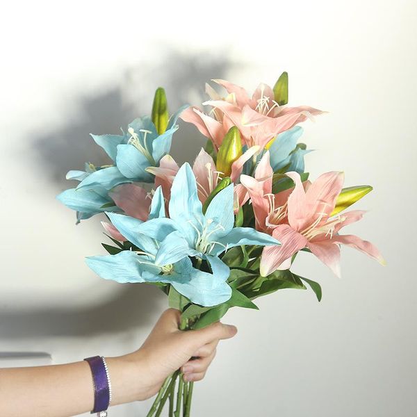 decorative flowers & wreaths 2 heads white lily artificial silk for wedding decoration winter fake big red home decor autumn
decorative flowers & wreaths 2 heads white lily artificial silk for wedding decoration winter fake big red home decor autumn