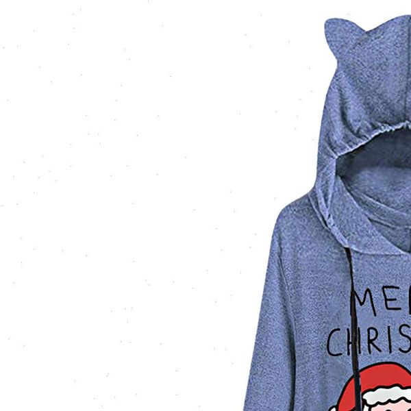 women casual womens dress pocket nightdress christmas print cat ear hooded dresses long sleeve ladies jsw, Black;gray
women casual womens dress pocket nightdress christmas print cat ear hooded dresses long sleeve ladies jsw, Black;gray