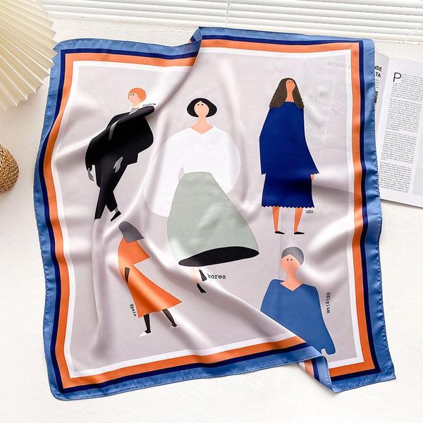 scarves 70*70cm spring autumn thin scarf women fashion print simulation silk square summer decoration headband, Blue;gray
scarves 70*70cm spring autumn thin scarf women fashion print simulation silk square summer decoration headband, Blue;gray