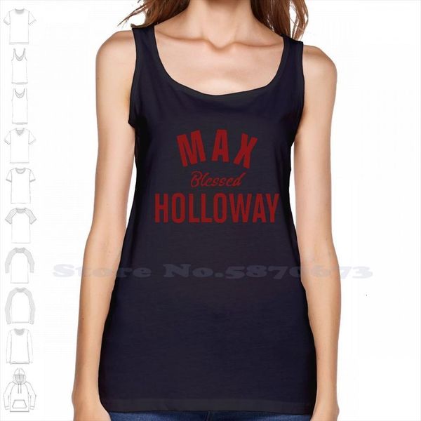 max holloway summer funny tank sleeveless vest for men women old school, White;black
max holloway summer funny tank sleeveless vest for men women old school, White;black