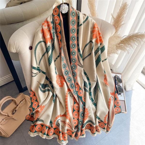 scarves 2021 floral print scarf for women winter cashmere pashmina shawls female thick blanket wraps foulard bufanda, Blue;gray
scarves 2021 floral print scarf for women winter cashmere pashmina shawls female thick blanket wraps foulard bufanda, Blue;gray