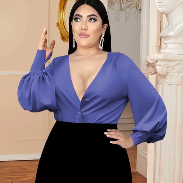 v neck plus size women long lantern sleeve pink blue summer autumn fashion shirt blouse office lady casual wear shirts new, Black
v neck plus size women long lantern sleeve pink blue summer autumn fashion shirt blouse office lady casual wear shirts new, Black
