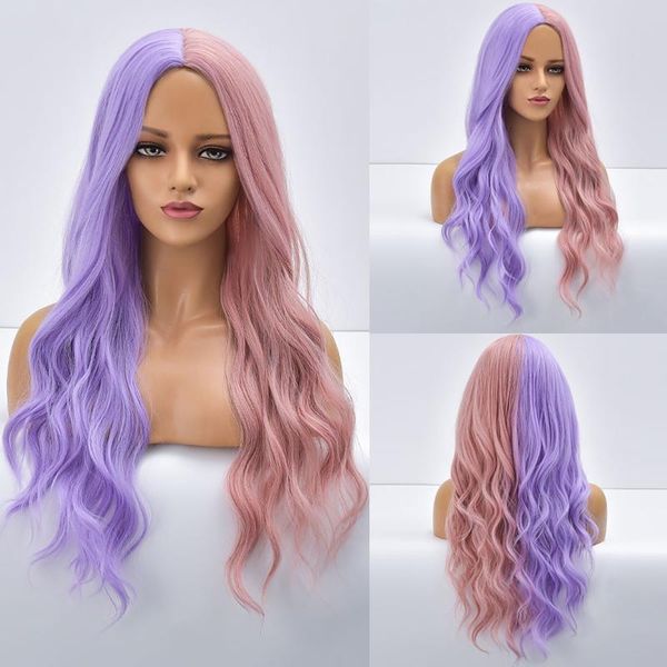 other event & party supplies medium-length curly hair pink purple wave female wig natural high temperature silk headwear hairs
other event & party supplies medium-length curly hair pink purple wave female wig natural high temperature silk headwear hairs