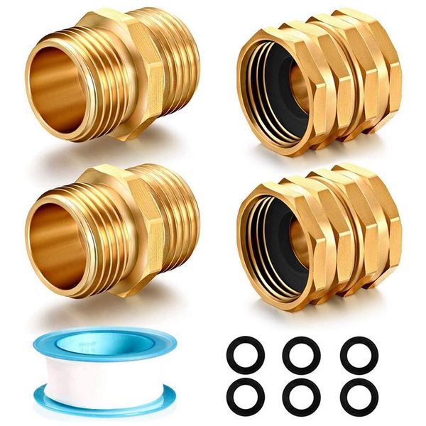 watering equipments brass garden hose fittings connectors adapter heavy duty repair male to male, female faucet leader coupler 4 pcs
watering equipments brass garden hose fittings connectors adapter heavy duty repair male to male, female faucet leader coupler 4 pcs