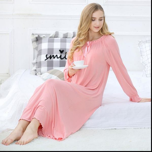 winter modal nightdress women sleepwear long sleeve korean princess nightgown home wear vintage nightwear sleepdress ladies, Black;red
winter modal nightdress women sleepwear long sleeve korean princess nightgown home wear vintage nightwear sleepdress ladies, Black;red