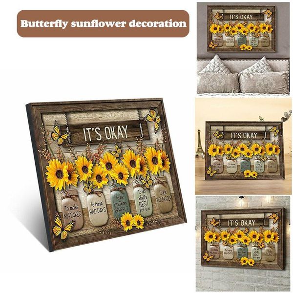 frames butterfly sunflower wall art painting creative framed ornament for home living room bedroom decoration dtt88
frames butterfly sunflower wall art painting creative framed ornament for home living room bedroom decoration dtt88