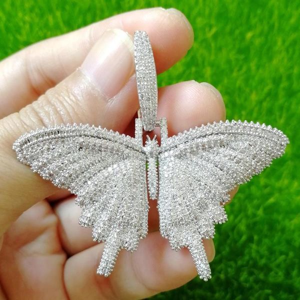 pendant necklaces brass micro pave cubic zircon butterfly pendants hip hop jewelry raper necklace party gift for men and women cn165, Silver
pendant necklaces brass micro pave cubic zircon butterfly pendants hip hop jewelry raper necklace party gift for men and women cn165, Silver