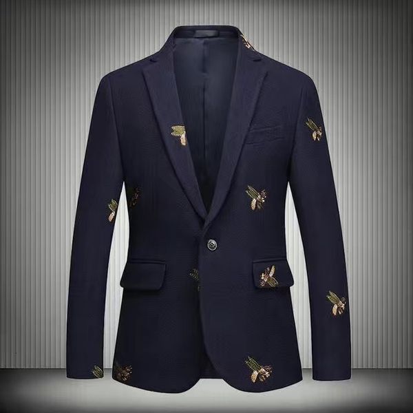 men's suits & blazers viankani men's fashions winter luxury bee embroidered woolen blazer prom wedding singers blazers dress m-6xl, White;black
men's suits & blazers viankani men's fashions winter luxury bee embroidered woolen blazer prom wedding singers blazers dress m-6xl, White;black