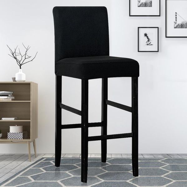 chair covers 1 piece polar fleece fabric and velvet bar cover bench short size cvoers seat case for home living room