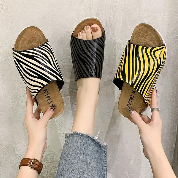 sandals women fashion zebra print slippers ladies shoes peep toe casual footwear size 36-43 wedges zapatillas mujer, Black
sandals women fashion zebra print slippers ladies shoes peep toe casual footwear size 36-43 wedges zapatillas mujer, Black