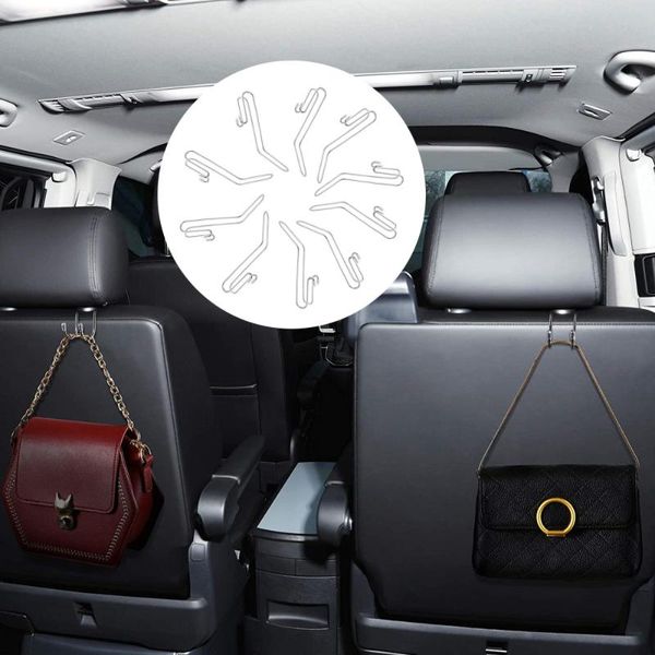 hooks & rails 10pcs multifunctional stainless steel metal hanging for car