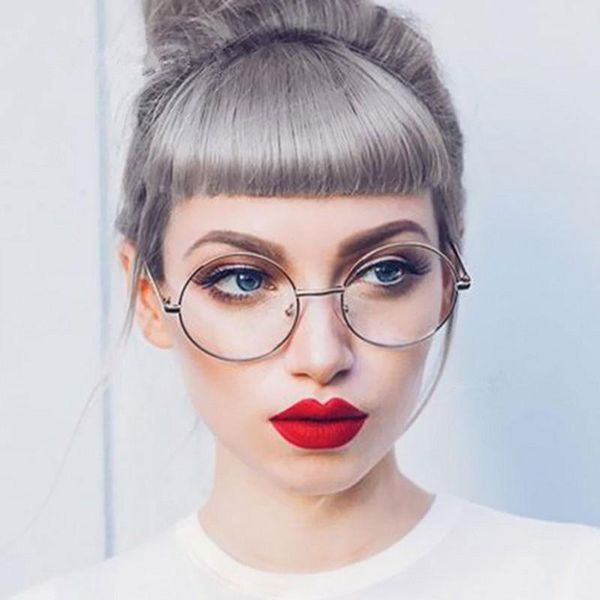 round metal frame sunglasses classic optics eyeglasses transparent clear lens women men eye glasses optical eyewear fashion frames, Black 
round metal frame sunglasses classic optics eyeglasses transparent clear lens women men eye glasses optical eyewear fashion frames, Black