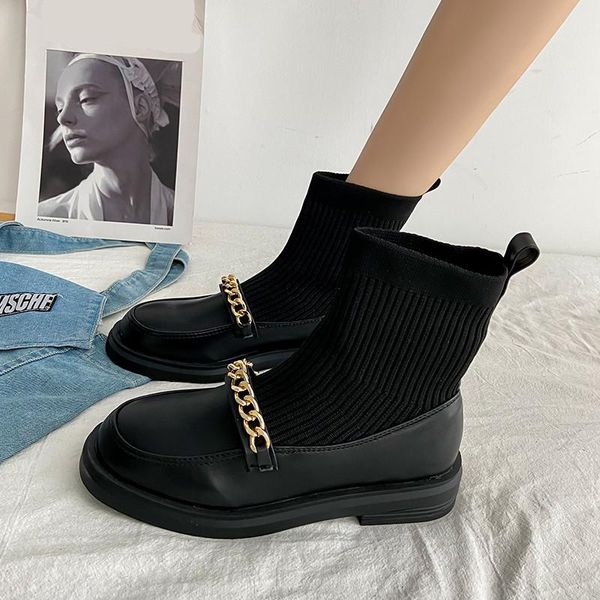 boots female shoes flat heel round toe luxury designer boots-women ladies fashion 2021 rock autumn rubber stockings ankle over-, Black
boots female shoes flat heel round toe luxury designer boots-women ladies fashion 2021 rock autumn rubber stockings ankle over-, Black