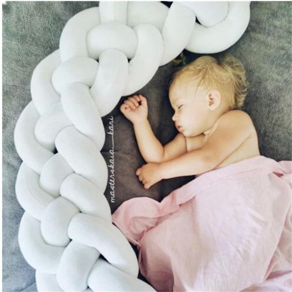 pillow born bed bumper long knotted cot knot crib infant room decor comfortable protector
pillow born bed bumper long knotted cot knot crib infant room decor comfortable protector
