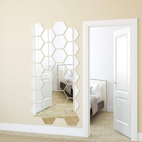 wall stickers 12pcss/set 3d mirror sticker home decorative mirrors hexagon self-adhesive tiles decor multi-color
wall stickers 12pcss/set 3d mirror sticker home decorative mirrors hexagon self-adhesive tiles decor multi-color