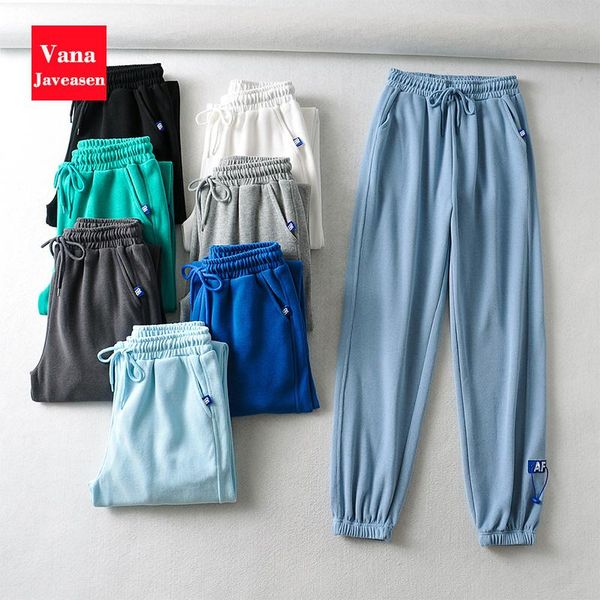 women's pants & capris winter home casual clothing cotton tie feet trousers fitness tracksuit high elastic waist loose femme, Black;white
women's pants & capris winter home casual clothing cotton tie feet trousers fitness tracksuit high elastic waist loose femme, Black;white