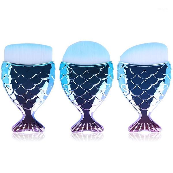 pcs cosmetic fish tools kit powder face make up brushes professional blush brush tail mermaid holder shape makeup foundation1
pcs cosmetic fish tools kit powder face make up brushes professional blush brush tail mermaid holder shape makeup foundation1