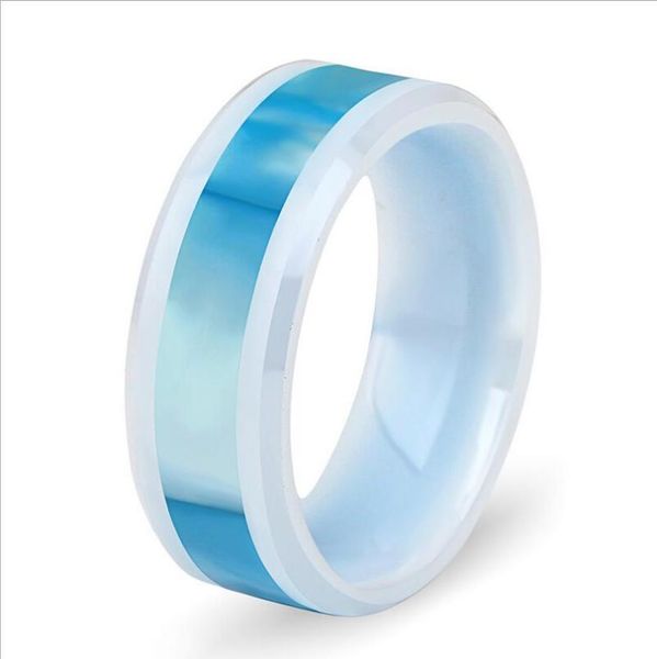wedding rings simple men's ceramics inlaid with blue shell ceramic ring men engagement good quality, Slivery;golden
wedding rings simple men's ceramics inlaid with blue shell ceramic ring men engagement good quality, Slivery;golden