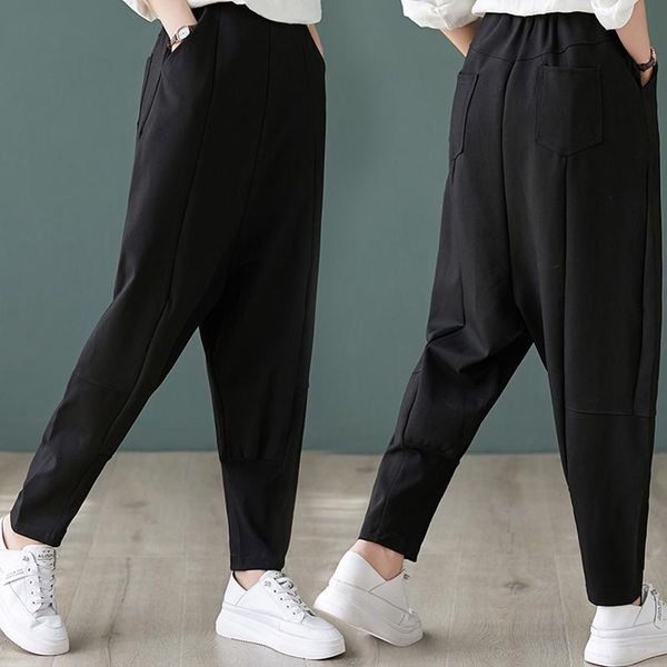 women's pants & capris fat mm large dress hanging crotch harlan small leg radish thick long, Black;white
women's pants & capris fat mm large dress hanging crotch harlan small leg radish thick long, Black;white