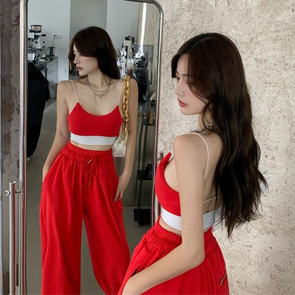 spring summer korean style fashion harem pants suit two piece women set tracksuit clothes crop pantsuits female women's, White
spring summer korean style fashion harem pants suit two piece women set tracksuit clothes crop pantsuits female women's, White