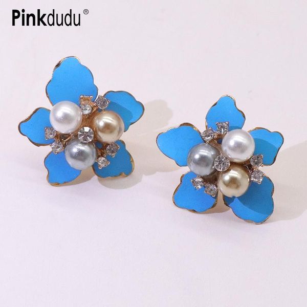 stud pinkdudu bohemian gold-plated enamel copper earrings acrylic pearl rhinestone for women jewelry pd440, Golden;silver
stud pinkdudu bohemian gold-plated enamel copper earrings acrylic pearl rhinestone for women jewelry pd440, Golden;silver